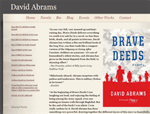 Tablet Screenshot of davidabramsbooks.com